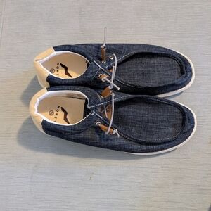 NORTY - Mens Slip On Lace Up Low Top Boat Loafer Comfortable & Lightweight Shoe